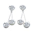Genuine Sterling Silver Navajo Post Dangle Earrings AX125503